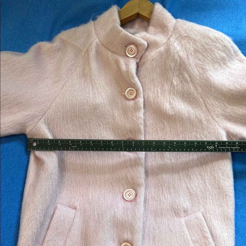 Appleseed's Pink Mohair Jacket Cozy Wool-Blend - Picture 5 of 9